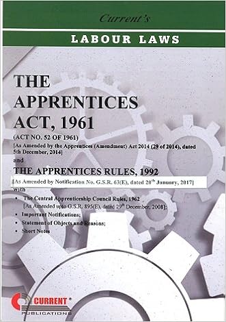 Apprentices Act 1961 -Book 2017 Edition- Current Publications