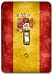 Spain Spanish flag Metal Light Switch Plate Cover Single Home Decor Light Fixture 502