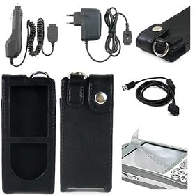 (5 in 1) Sumac Brand Carrying Case for Samsung T10 4 Gb Slim Yp-t10 Mp3 Player Samsung T10 Case + Samsung T10 Car Charger + Samsung T10 Charger Travel Charger for Samsung T10 Mp3 Player + USB Data Sync Cable for Samsung Yp-t10 Mp3 Player + Universal Screen Protector Kit