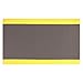 Antifatigue Mat, Black, YllwBrdr, 4ftx60ft