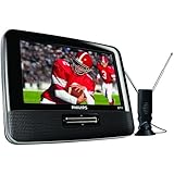 Philips PVD700/37 Portable 7-Inch LCD TV, Black