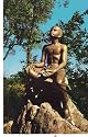 BLACK AMERICANA POSTCARD -- GW CARVER STATUE AS A BOY