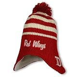 Detroit Red Wings "Trooper" Dog-Earred Knit Hat