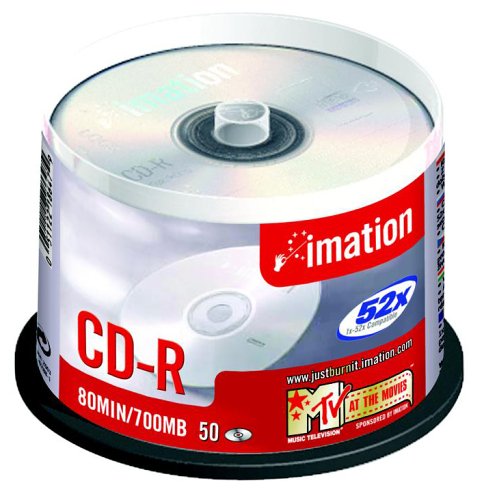 Imation CD-R  52x 50er Spindel 700MB CD-R Rohlinge Preisvergleich