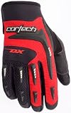 Tourmaster Cortech DX 2 Mens Motorcycle Gloves Black/Red Large L 8313-0101-06