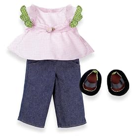 North American Bear Company Rosy Cheeks Big Sister Shirt & Jeans Set