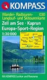 Kompass Karten, Zell am See, Kaprun, Europa-Sport-Region: Wandern. Rad. Langlauf - Kompass