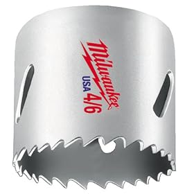 Milwaukee 49-56-0161 - 4/6 Super-Tough Bi-Metal Hole Saw 2-3/4in. - Milwaukee Electric Tool - 49-56-0161