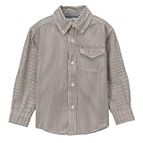 Infant Boys' Genuine Kids from OshKosh Long-Sleeve Pinstripe Woven Top - Brown