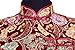 7Fairy Women's VTG Burgundy Ten Buttons Long Chinese Dress Cheongsam