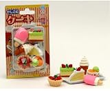 IWAKO Japanese Eraser/ CAKE ERASER SET ON CARD