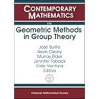 Geometric Methods In Group Theory: Ams Special Session Geometric Group Theory, October... by Jose Burillo, Sean Cleary, Murray Elder, and Jennifer Taback
