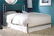 Chatham - Satin Metal Finish - Queen Size Bed with Frame - By Fashion Bed Group
