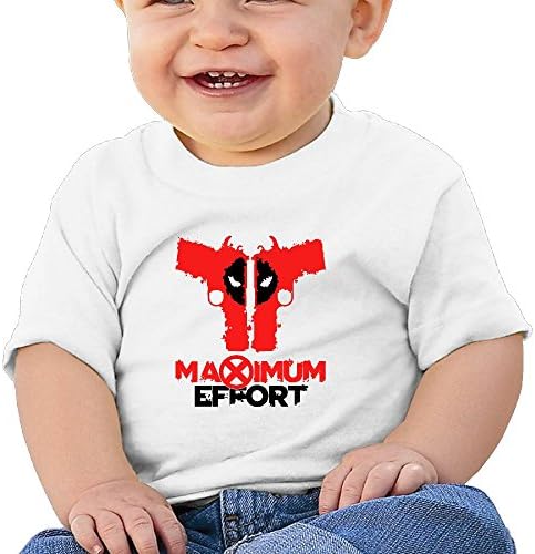 YQUE56 Maximum Gun Effort Infant Boys White Size 6 M