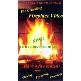 Crackling Fireplace Video + Christmas Music [VHS]