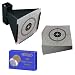 Trichter Kugelfang + 400 Walther High Power Pellets Kaliber 4,5mm Diabolos + 125 ShoXx.® shoot-club Zielscheiben 14x14 cm mit zusätzlichen grauen Ring und 250 g/m²