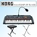 Korg microSAMPLER 37 Natural-Touch Mini-Key Sampling Keyboard Bundle
