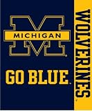 University of Michigan Wolverines Plush Throw Blanket