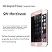 iPhone 6s Plus Privacy Screen Protector,WONFAST Anti-Spy 4-Way 360 Degree Privacy Full Protective Guard Edge to Edge Tempered Glass Screen Protector for Apple iPhone 6 Plus (Rose Gold/Privacy)