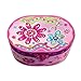 Hot Focus Flower Meadow Oval Shaped Musical Jewelry Box
