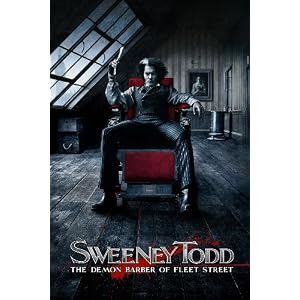 Sweeney Todd Movie (Johnny Depp in Barber Chair) Poster Print - 24