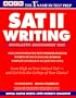 Sat II Writing/Scholastic Assessment Test