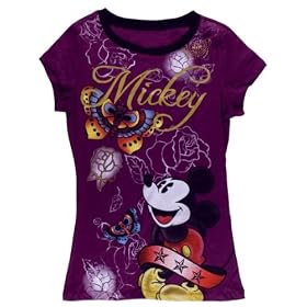 Disney - Mickey Mouse - Tattoo Ladies T-Shirt