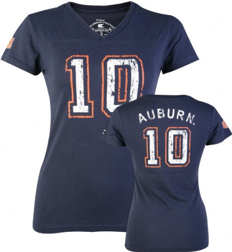Auburn Tigers Womens Fanatic Football T-Shirt