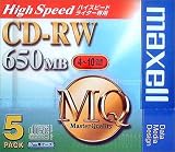 maxell CDRWH74MQ.1P5S データ用CD-RWメディア650MBハイスピードライター対応
