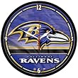 Baltimore Ravens NFL Round Wall Clock