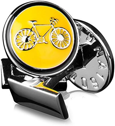 SkultunaYellow Themocracy Road Bicycle Cufflinks