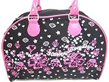 Black / Pink Harley Davidson Flowered Handbag Licensed