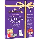 Hallmark Blank Greeting Cards Half-fold Matte Premium 20 Count