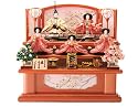 【価格.com 数量限定第1位MVP記念品】久月 雛人形 ひな人形 三段飾り 五人飾り 親王官女飾 束帯十二単姿 よろこび h243-kcp-s2424-2 【2012年度新作】