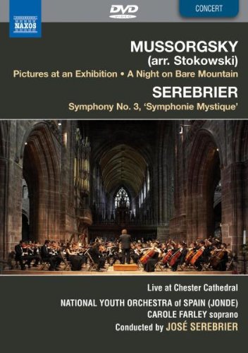 Cover art for Mussorgsky/Stokowski: Pictures at an Exhibition; A Night on Bare Mountain & Serebrier: Symphony No. 3 'Symphonie Mystique' Cover art for Mussorgsky/Stokowski: Pictures at an Exhibition; A Night on Bare Mountain & Serebrier: Symphony No. 3 'Symphonie Mystique'