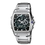 Casio Men's Ana-Digi Edifice Thermometer Bracelet Watch #EFA120D-1AV