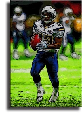 Completely Handpainted American Football Sport Painting, Custom Order FL4296, Oil on Canvas, with Option to Paint Jerry, Brett & Co. from Any Other Favorite Photograph or Picture, Unframed, Size 16