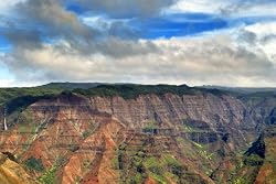 Kauai Island's Waimea Canyon in Hawaii - Fine-Art Gicl??e Photographic Print by Brendan Reals