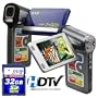SVP T628 2.7-inch 1280X720p HD Widescreen Blue Digital Video Camcorder (SVP 32GB SDHC Memory Card Included)