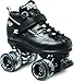 Sure-Grip Rock GT-50 Roller Skate Package - Black sz Mens 3