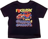 I LOVE CRUISIN' WITH GRANDMA & GRANDPA - Youth, Toddler, Infant - T-Shirt, Long-Sleeve T-Shirt, Sweatshirt, Hoody, Dress, Bodysuit, Romper