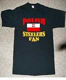 POLISH PRIDE POLAND COUNTRY FLAG STEELERS FAN FOOTBALL T SHIRT jersey
