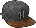 HUF Men's Metal H Strapback