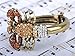 Alilang Gold Scorpion Wrap Bangle Bracelet Topaz Colored Crystal Rhinestone Scorpio