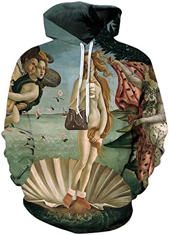 YUTRENDS Unisex Trendy Famous Painting Comfy Activewear Hoodie Sweatshirt Pullover