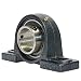 UCP210-32 Pillow Block Mounted Bearing, 2 Bolt, 2" Inside Diameter, Set screw Lock, Cast Iron, Inch