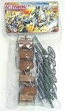 54mm Gettysburg Cannon & Limber Wagon Set (6pc ea.) (Bagged) by BMCIMAGE