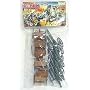 54mm Gettysburg Cannon & Limber Wagon Set (6pc ea.) (Bagged) by BMC