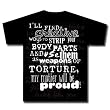 THE NUMBER TWELVE LOOKS LIKE YOU - Body Parts - Black T-shirt