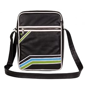 T'nB - Messenger Station Greenwich - Besace pour PC portable jusqu'� 14'' - Noir/Vert
